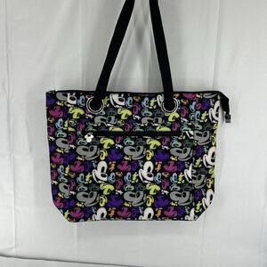 Disney Parks Mickey Mouse Tote Bag Multi Color Large Tote Waterproof